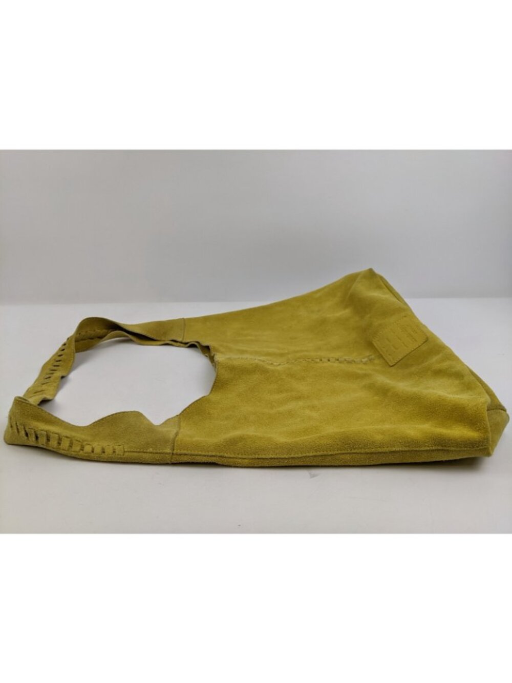 Haute Hippie 100% Leather Festival Suede Hobo Mustard Purse Bag Plus Wallet - Picture 7 of 16